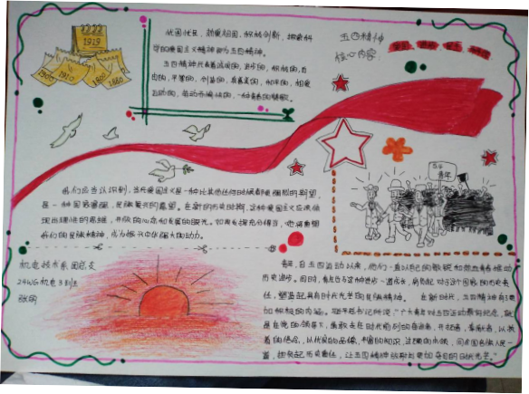 五四运动中的精神,即忧国忧民,热爱祖国,积极创新,探索科学的爱国主义